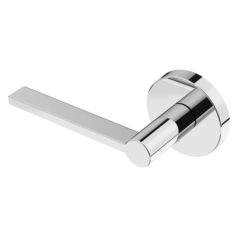 Okun Muse Dummy Door Handle, Chrome Non-Turning Door Lever 1-Pack – Decorative Reversible Interior Handle for Closet, Pantry, Hallway & French Doors, Sleek Modern Design