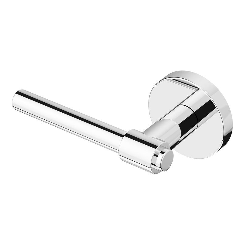 Okun Zen Dummy Door Handle, Chrome Non-Turning Door Lever 1-Pack – Decorative Reversible Interior Handle for Closet, Pantry, Hallway & French Doors, Sleek Modern Design
