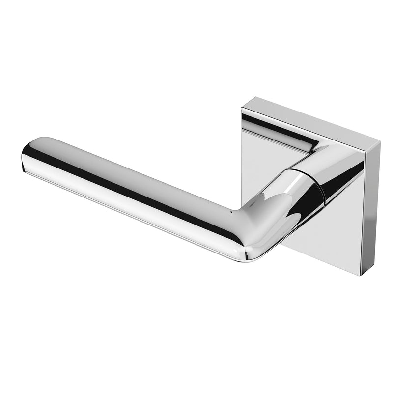 Okun Mirra Dummy Door Handle, Chrome Non-Turning Door Lever 1-Pack – Decorative Reversible Interior Handle for Closet, Pantry, Hallway & French Doors, Sleek Modern Design