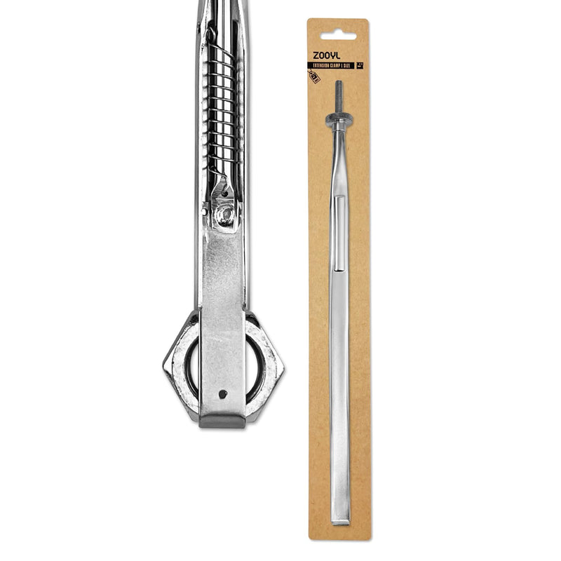 Spring-Loaded Extension Clamp 14.5" – Exclusive Spring-Loaded Mechanism, Knob-Locking Design, Saves Time in Tight Spaces, Holds Nuts, Bolts & Hoses, Built for Easy Use and Maximum Efficiency