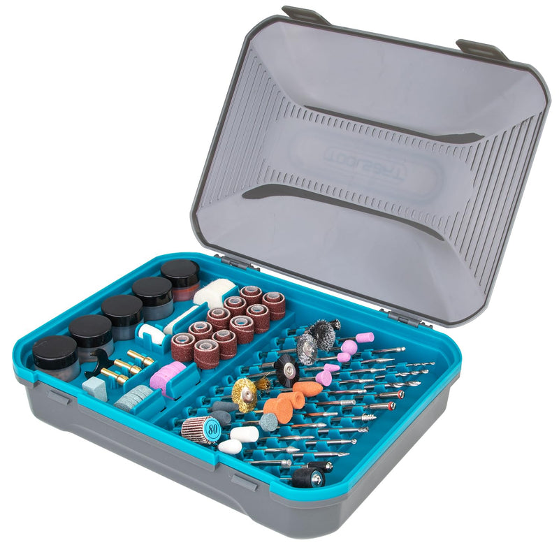 302PCS Rotary Tool Accessories Kit, 1/8-Inch Diameter Shanks Universal Fitment, Rotary Tool Bits for Cutting, Sanding, Grinding, Carving, Polishing, Drilling and Engraving