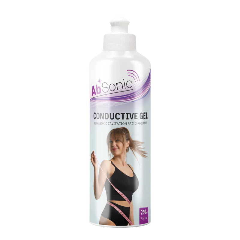 Absonic Cavitation Gel for Body Sculpting Machine - Conductive Gel for RF Radiofrequency, Ultrasonic Cavitation, Slimming Devices - Paraben-Free Body Contouring Gel, 1-Pack (8.5 oz)