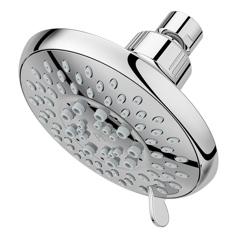Pfister Universal Shower Head, Shower Arm Not Included, 5-Function, 1.75 GPM, Polished Chrome Finish, 015WS2UT01C Without QuickConnect