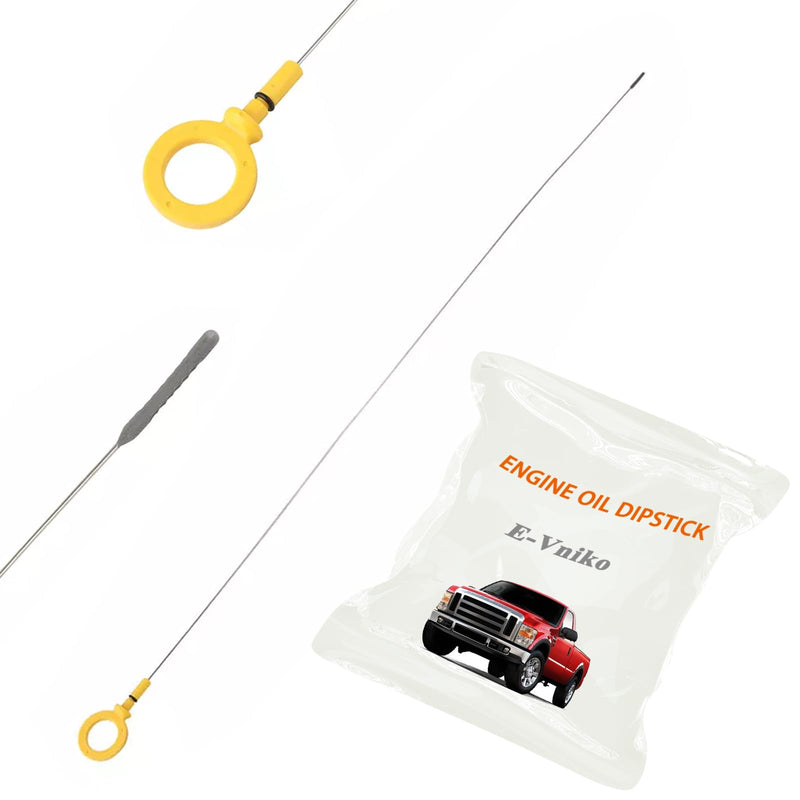 Powerstroke Diesel Engine Oil Dipstick Compatible with 2008-2010 Ford F250 F350 F450 F550 Super Duty 6.4L Replacement Oil Level Indicator Assembly 8C3Z-6750-A