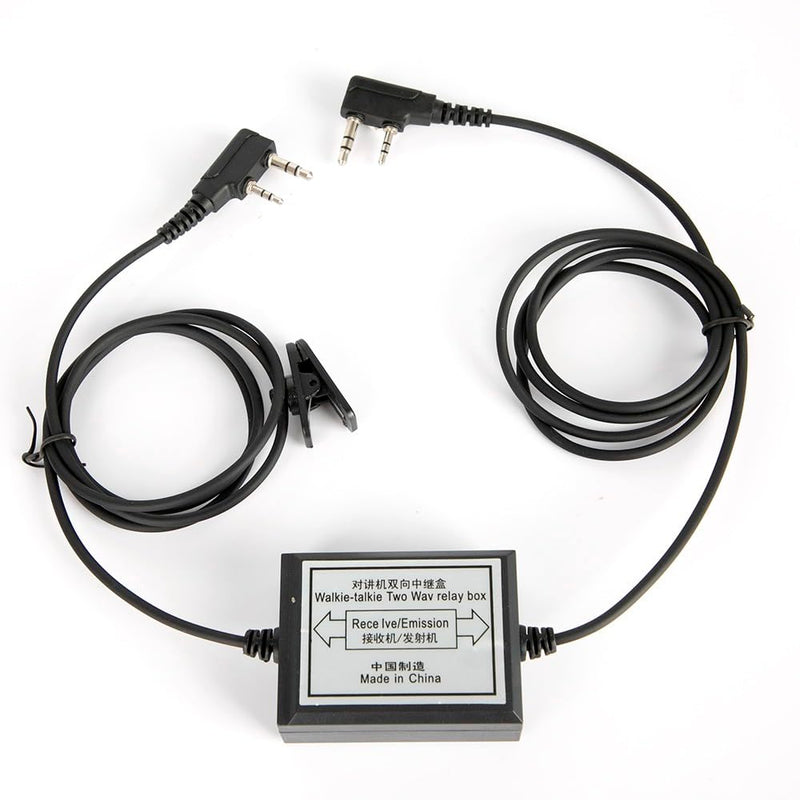 PRT-2K Repeater Box Two Way Radio Relay Walkie Talkie K Port for Two Handheld Radio Baofeng UV-5R BF-888S QuanSheng UV-K6 UV-5RPLUS UV-K58 KENWOD TYT PRT-2K