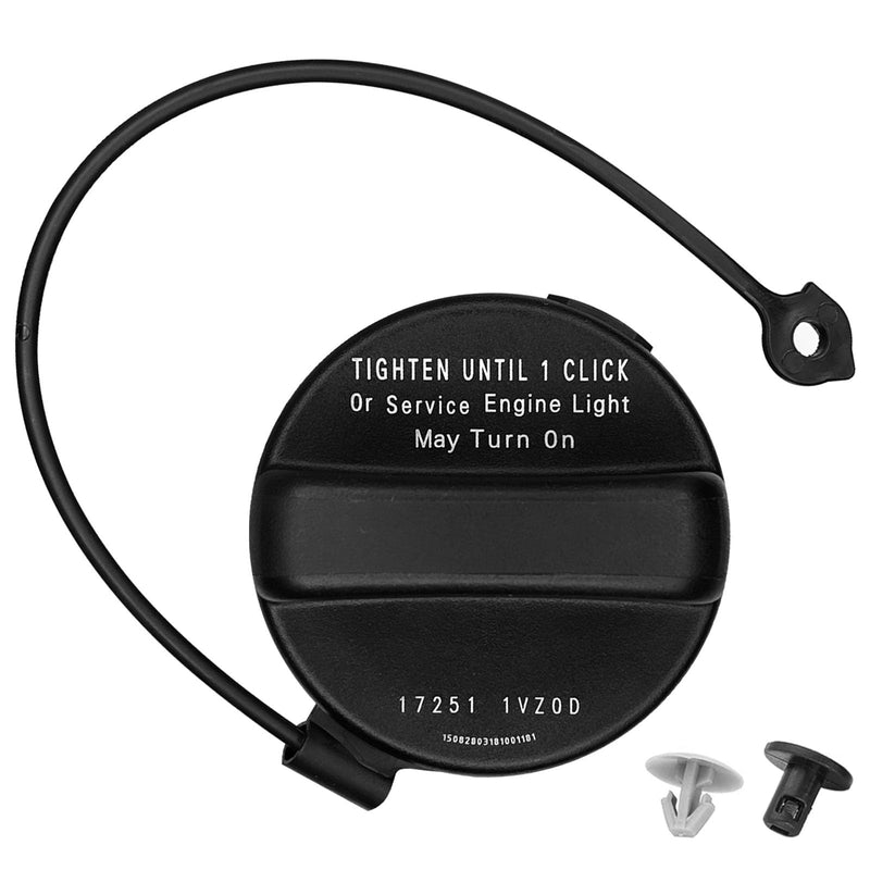 Gas Cap Replacement for Nissan Fuel Tank Cap Compatible with Nissan 2013-2018 Altima, 2012-2019 Frontier, 2015-2020 Murano, 2013-2019 Pathfinder, 2012-2019 Versa Infiniti, 17251-3JA0A Black