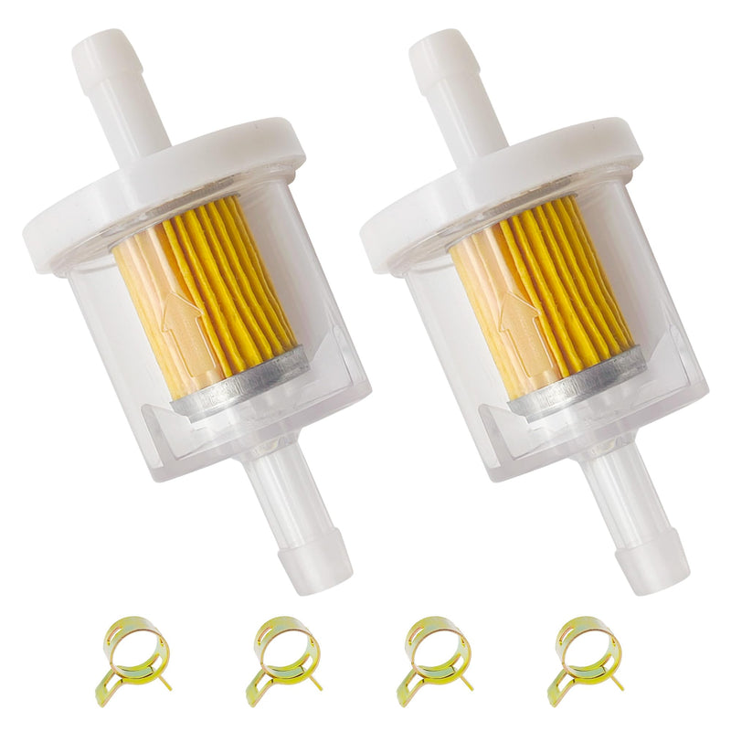 691035 695666 1/4" Inline Fuel Filter Kit Compatible with Briggs & Stratton 493629 84001895 794079 Toro MTD Craftsman Kawasaki 49019-0027 40 Micron