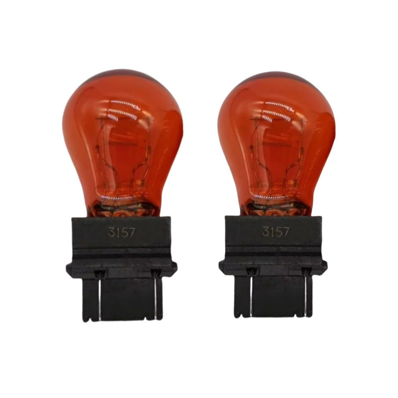 4157NAK 3157NA 3157 Amber Front turn signal light fits for Toyota 2007-2017 Tundra, 2000-2015 Tacoma, 2003-2007 4Runner, 2008-2016 Sequoia