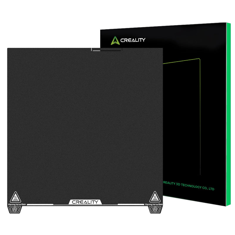 Creality K2 Plus Build Plate Epoxy Resin Coating 370x370mm Spring Steel Magnetic K2 Plus Smooth Build Plate EP Bed Plate for Creality K2 Plus K2 Plus EP Plate