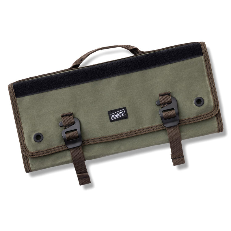 Knafs - Burrito Grande Knife Storage Roll - Large Hanging Expandable Bag with Straps (OD Green) OD Green