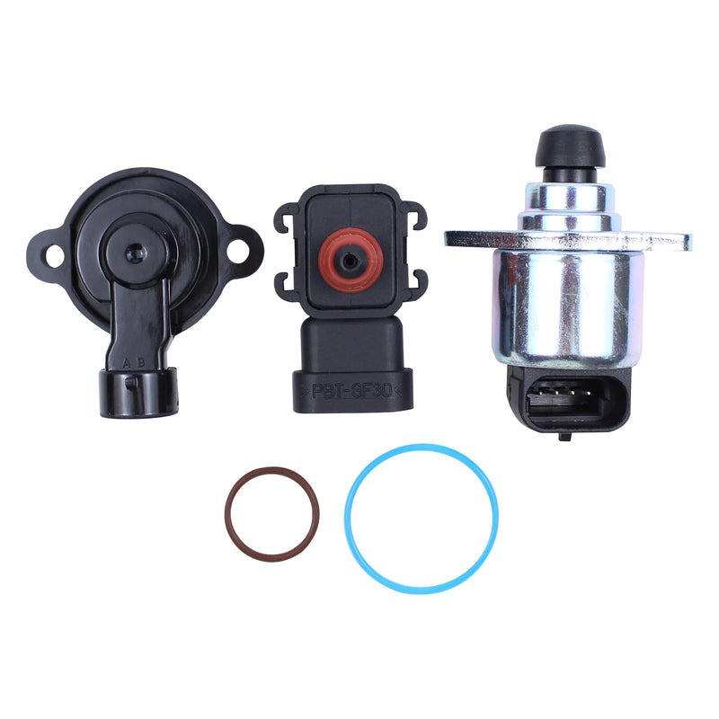 MOTOKU Idle Air Control Valve Manifold Absolute Pressure and Throttle Position Sensor for Chevy for GMC for Cadillac for Pontiac Silverado Suburban Tahoe Sierra Yukon Firebird GTO Escalade Savana etc