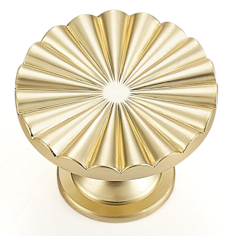 10 Pack Gold Cabinet Knobs Brushed Gold Dresser Knobs Zinc Alloy Dresser Hardware for Closet, Wardrobe and Cupboard Round Vintage Drawer Pulls 10