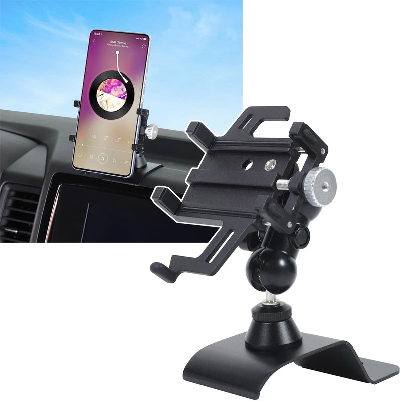 Aunginsy Car Phone Mount Compatible with Nissan Frontier 2022-2024 Center Console Phone Holder Dash Panel Mobile Phone Bracket Universal Cell Phone Navigation Stand Fit All Smart Phones Accessories Style C