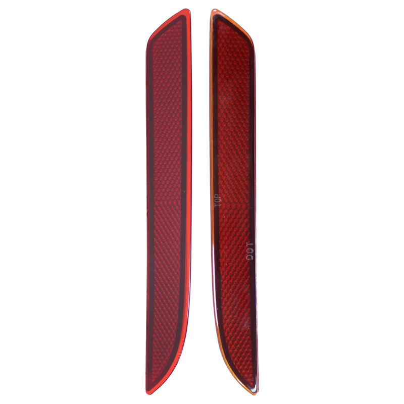  [AUSTRALIA] - ApplianPar 2Pcs Rear Left and Right Bumper Reflector for for Honda CR-V 2012-2014, Fit 2013-2014, Insight 2010-2011, for Acura TSX 2011-2014