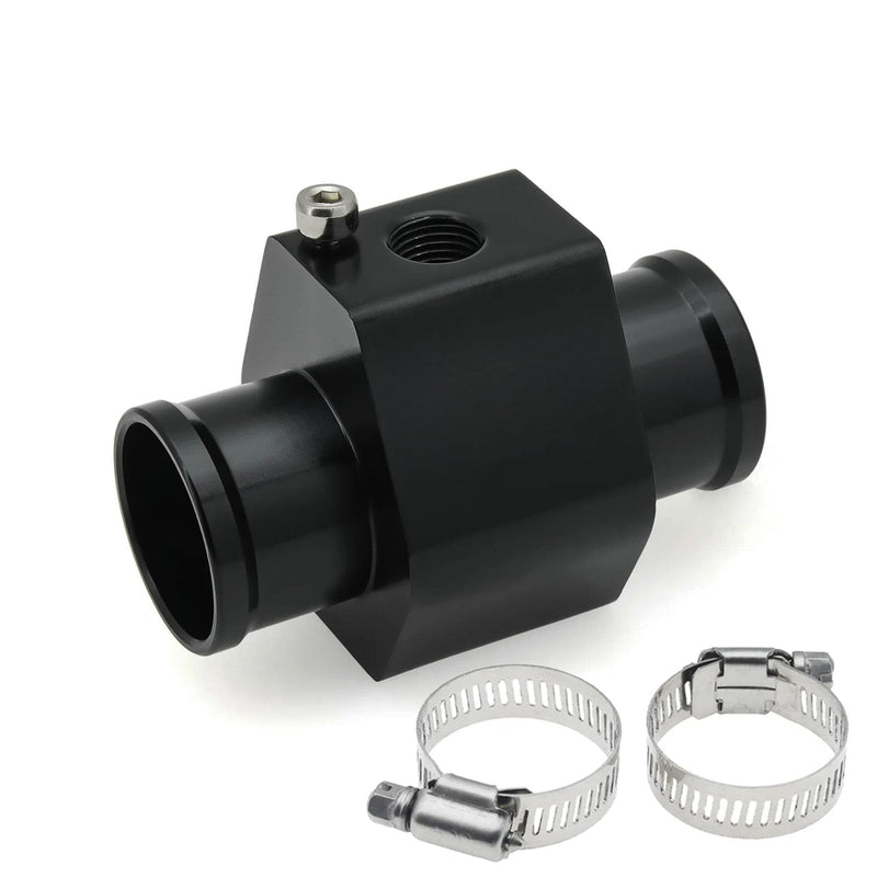 Temperature Gauge Radiator Sensor Adapter with Hose Clamps for Water Temp Joint Pipe (26mm) 26 mm