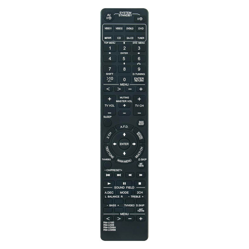 Replaced AV System Remote Controller fit for Sony FM-AM Stereo Receiver RM-U185 STR-DE185 STR-DE197 STR-DE187 RM-U306 STR-DE485 DE485E STR-DE485E STR-DE585 STR-DE495 STR-DE585E