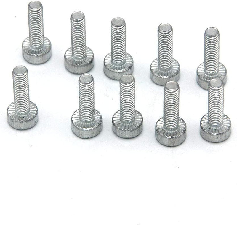 10 Pcs Silver Spline Screw, Fit for STIHL Chainsaw Weed Eater Strimmer 9022 340 1010, Chainsaw Parts and Accessories