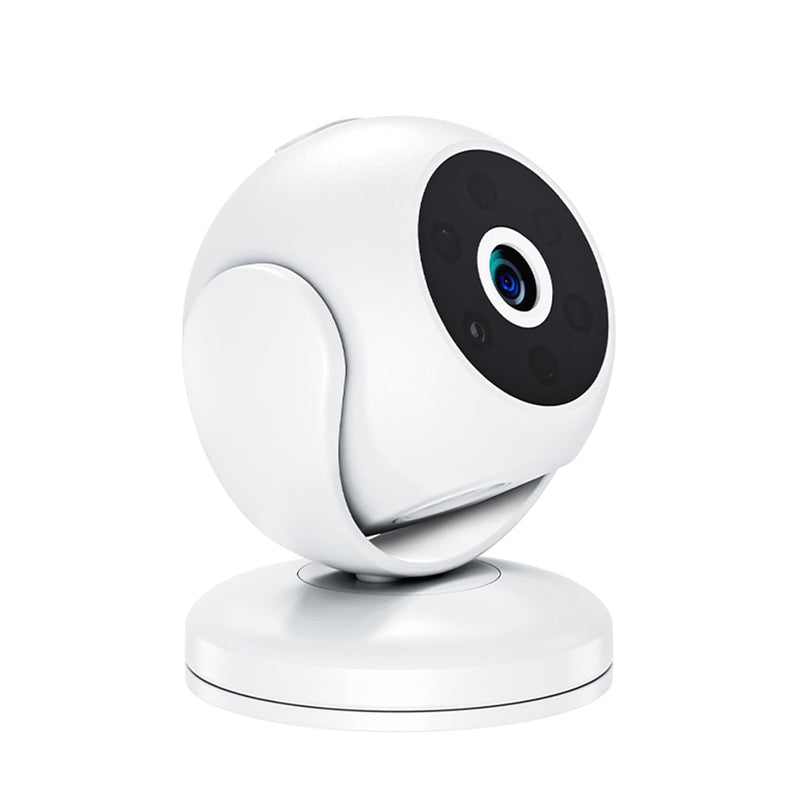 Mini Camera Wireless Indoor Magnetic, 170° Wide Angle Motion Detection IR Night Vision Quad Screen Surveillance Magnetic Bracket Suitable for Pet/Baby/Nanny Monitor
