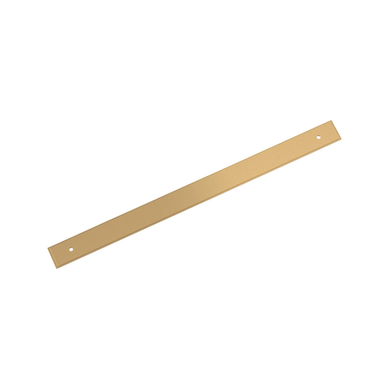 Amerock Maymont 12-5/8 inch (320 mm) Center-to-Center Rectangle Champagne Bronze Cabinet Pull Backplate, BP37594CZ