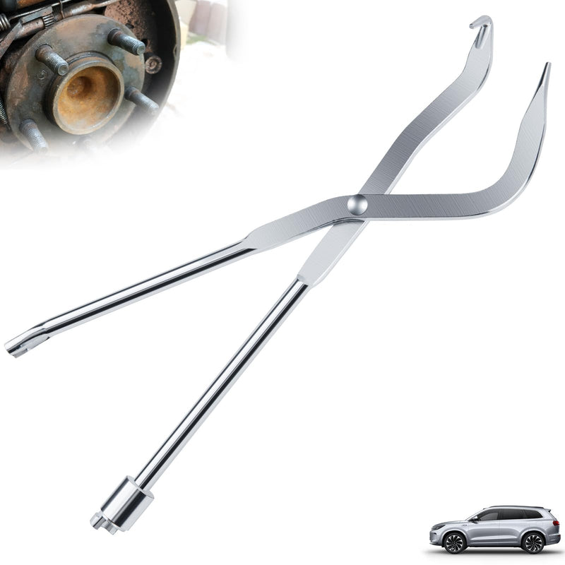 Brake Spring Pliers, Drum Brake Adjusting Tools, Shoe Return Spring Install & Remove Brake Tools, Double Ended Brake Pistonremoval Pliers, Drum Brake Spring Tool Suitable for Most Cars