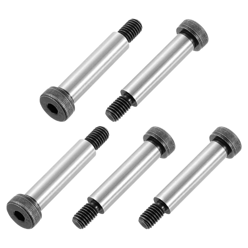 uxcell Alloy Steel Hexagon Socket Head Shoulder Screws Bolts, 2" Shoulder Length, 1/2" Shoulder Dia, 3/8-16 UNC Thread, 10pcs 2" x 1/2" 10