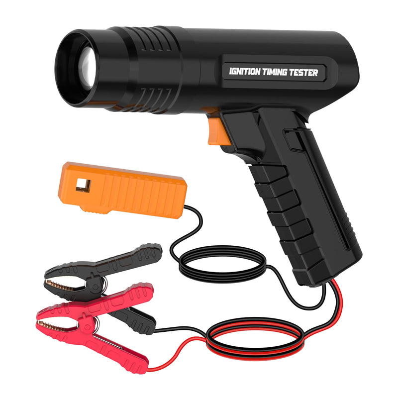 Timing Light Automotive 12V Engine Ignition Timing Light for 2&4 Stroke Petrol Engine Strong Flash & Multi-Protection Inductive Timing Lights for Car, Motorcycle