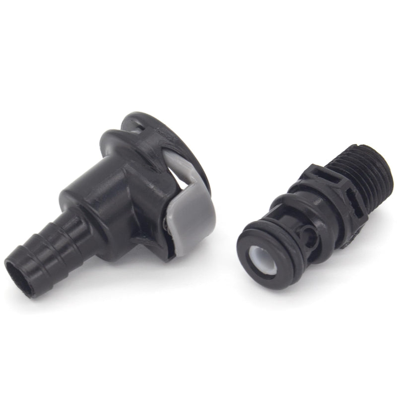 8838US6 Marine Universal Male Female Sprayless Connector for Boat Fuel Gas Tank