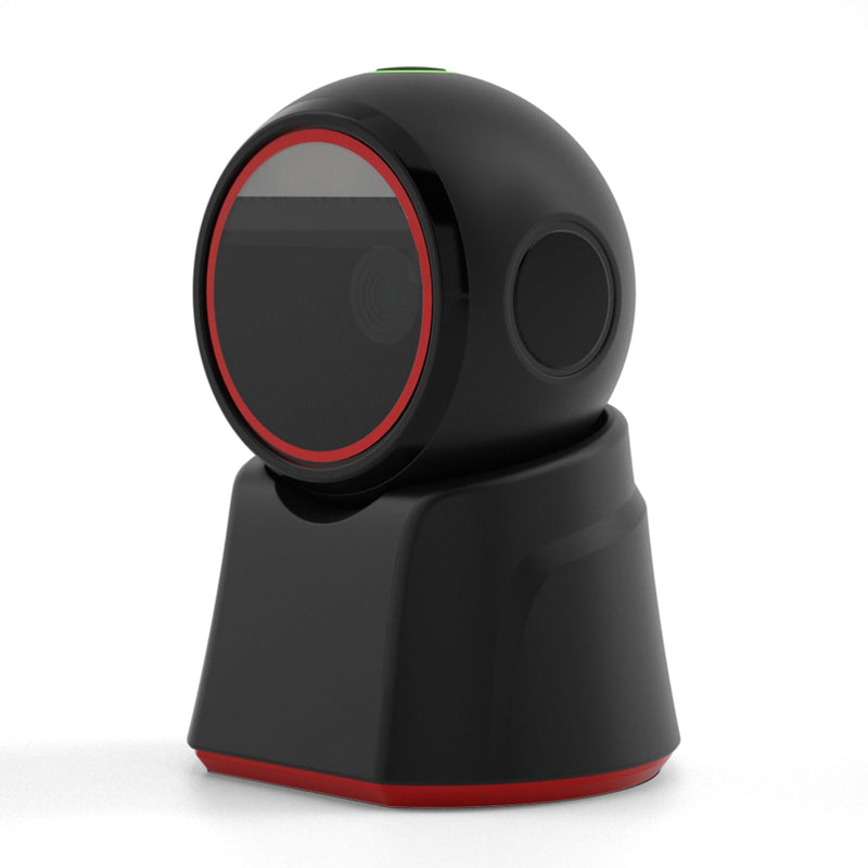Docooler Desktop Barcode Scanner, Automatic Omnidirectional Desktop Barcode Scanner, Hands-Free USB Wired QR Barcode Reader, 1D 2D Bar Code Image Scanner for Warehouse, Supermarket, Retail Store