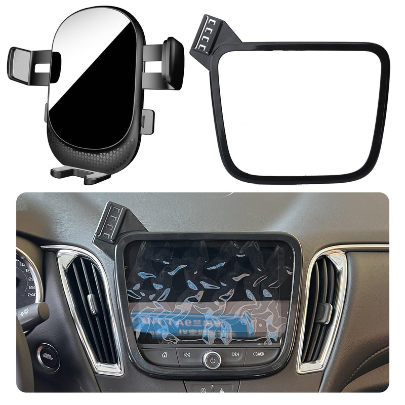 Car Phone Holder for Chevrolet Equinox 2018-2024 & Chevy Malibu 2016-2025 | Auto Accessories Auto Lock Hands Free Cell Phone Mount Car fits for iPhone & All Smartphones 2018-2024 Equinox & 2016-2025 Malibu