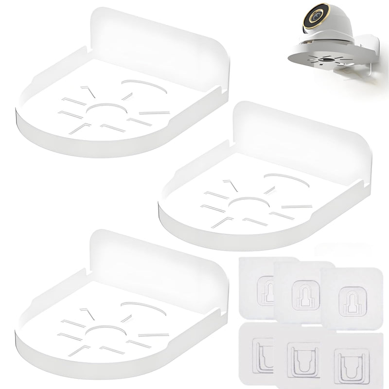 3-Pack L Security Dome Camera Mount Bracket,for Security Cameras, Baby Monitors & Speakers,Wyze Cam Pan - Universal Adhesive, No Drilling Required