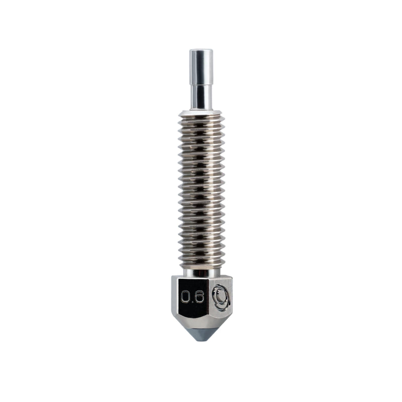 Microswiss FlowTech™ CHT High Flow - CM2™ Nozzle - Equipped with CHT Technology - Multi Filament Channel Design - Copper Body, M2 Hardened High Speed Steel Tip, Long Life, Wear Resistant (.6mm) .6mm