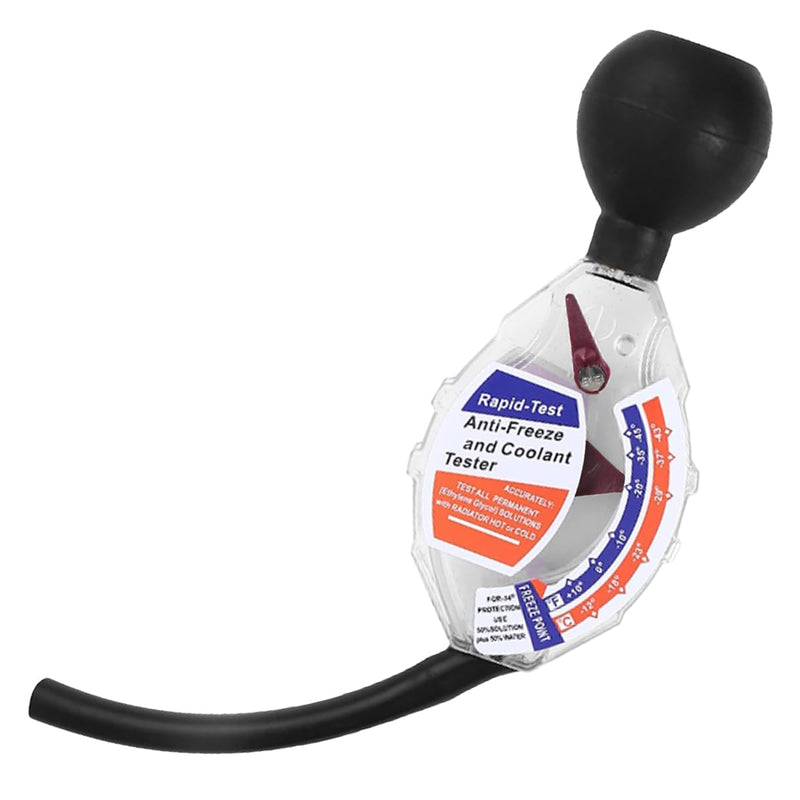 Antifreeze Coolant Tester, High Accuracy Dial Type Coolant Hydrometer Testers, Universal Car Battery Liquid Densitometer Automotive Antifreeze Tester 6/12/24V for Ethylene Glycol Coolant