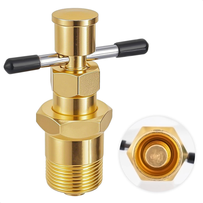 Olive Remover Puller for NPT 1/2 Inch and 3/4 Inch Compression Sleeve Puller Tool, Not Damage The Brass Pipe,Professional Plumber Ring Removal Tool Ferrule Puller NPT 1/2" & NPT 3/4"