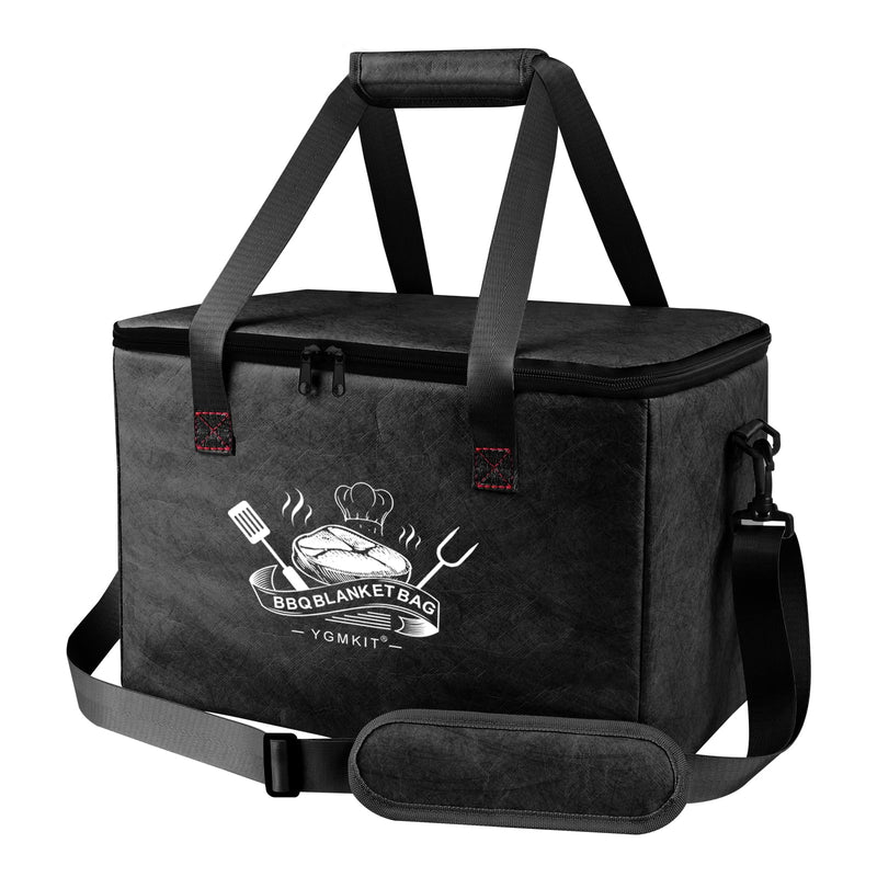 BBQ Blanket for Resting Meat,Reusable BBQ Resting Bag for Meat,Meat Brisket Resting Bag,Meat Blanket for Resting Large Barbecue Resting Blanket For Outdoor Smoker and Grilling Black