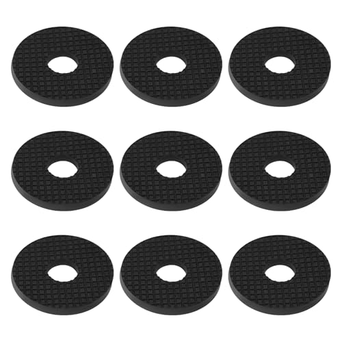 100pcs M8 Rubber Washers Rubber Flat Washers Round Sealing Washers 25.8mm OD x 8mm ID x 3mm Thick for Plumbing Industrial Machinery Home Use