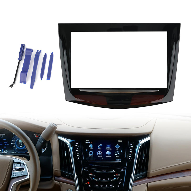 Upgraded CUE Touchscreen for 2013-2017 Cadillac ATS CTS SRX XTS Escalade CUE Touch Screen Replacement with Removal Tool Kit Replace 23243166, 20867045, 22912608