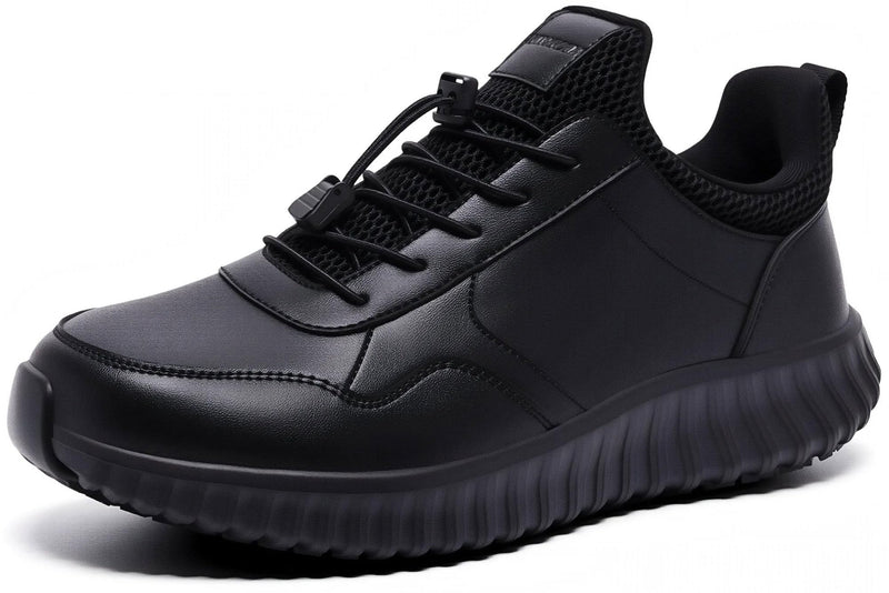 Men's Non Slip Work Shoes Black Slip Resistant Waterproof Sneakers Kitchen Slip On Lightweight Walk Food Service Chef Nurse Cushioning Shoe Delivery Footwear 11