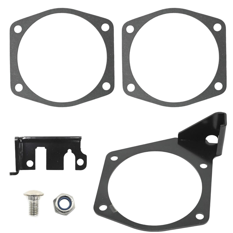 4 Bolt Throttle Cable Bracket Fits for Engine Intakes 92mm-102mm LS LSX LS1 LS2 LS3 LS6 LS7, Replaces 81012 81042 81043 81044 81001 81002 81003 81007