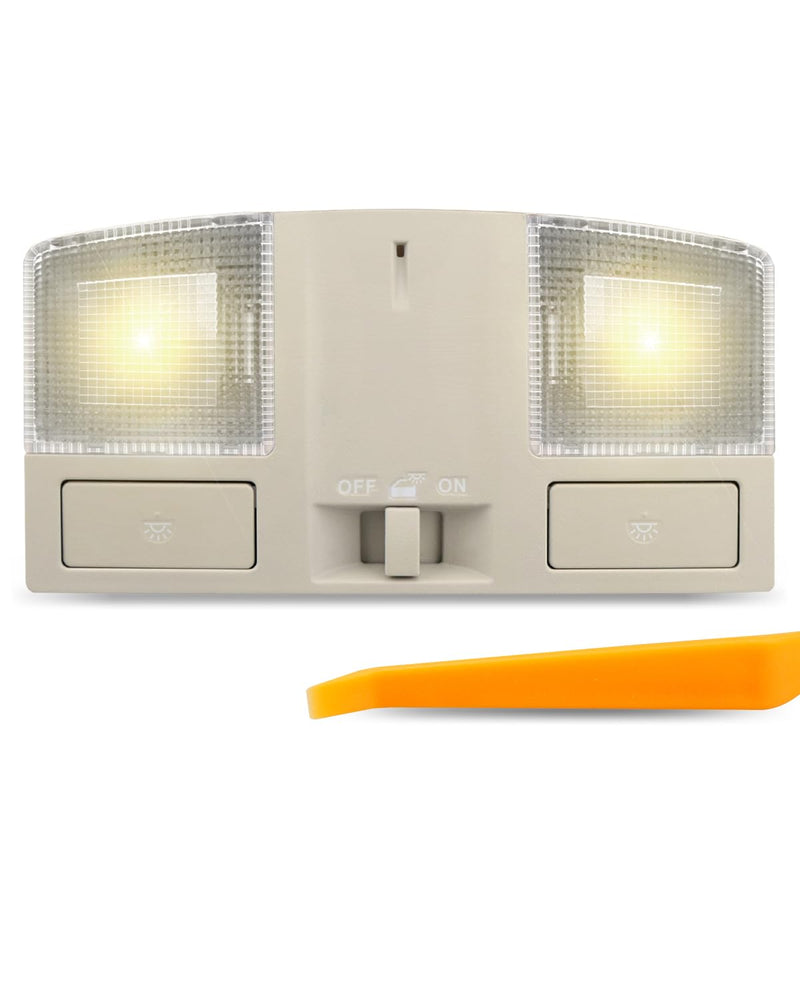 Overhead Console Dome Light Replacement LED Interior Roof Map Reading Lamp Fit for Mazda 3 2010 2011 2012 2013, Replace BBM4-69-970B-75 Without Sun Roof Mirror Side Lamp