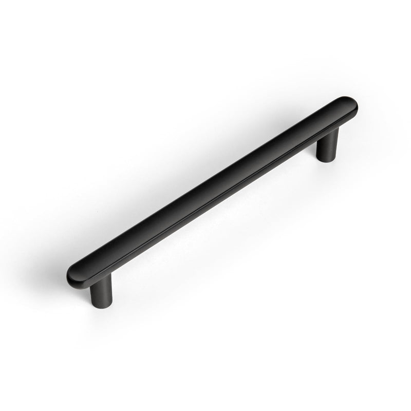 Goo-Ki 6 Pack 5" Classic Curvature Matte Black Cabinet Handles - Timeless Appeal Meets Modern Functionality for Kitchen Drawer Improvement 5" Center to Center