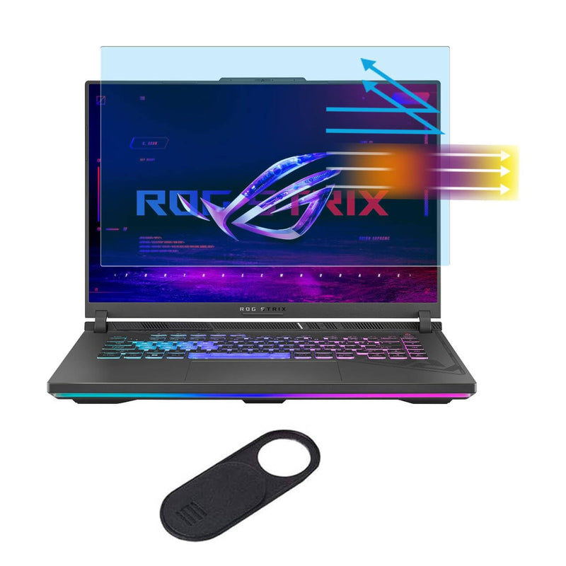 Screen Protector for ASUS ROG 16" Gaming Laptop/ROG Strix G16/ROG Strix Scar 16/ROG Zephyrus M16 G16 Duo16/ROG Flow X16, TUF A16 F16 16" Gaming Laptop, Anti Blue Light Glare UV Blocking Filter