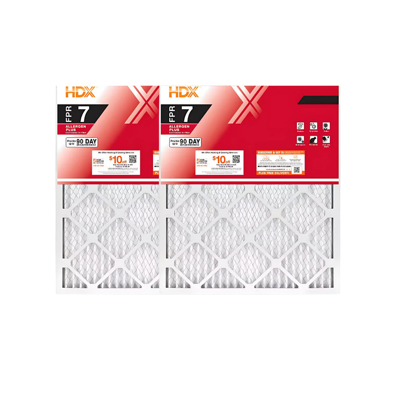 14 in. x 18 in. x 1 in Pleated Air Filter FPR-7, MERV-11 (2-Pack)