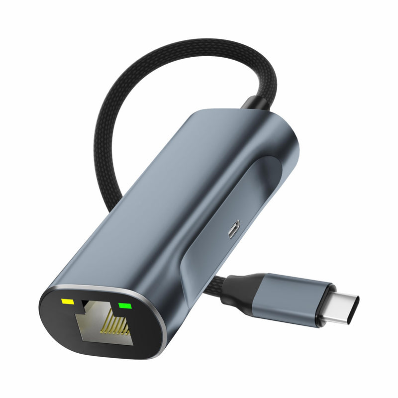 1000Mbps Ethernet Adapter for Chromecast with GoogleTV, USB C TO Ethernet adapter with 100W charging port, ethernet to USB C adapter for Chromecast GoogleTV[HD/4K], Laptop,with More Streaming TV Stick