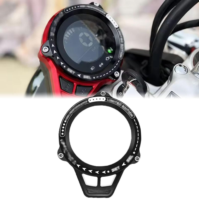 for Monkey125 CT125 DAX125 ST125 monkey125 st125 JA55 JA65 JB03 JB04 Accessories Instrument Cover Motorcycle Instrument Shell Aluminum Alloy Instrument Shell Tachometer Decorative Cover (Black) black