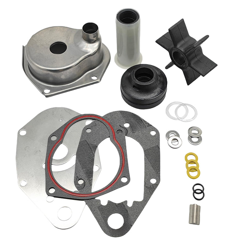 Boat Marine 812966A12 Water Pump Impeller Repair Kit for Mercury 30 35 40 50 60 HP Outboards Replacement 14334A3 18-3690