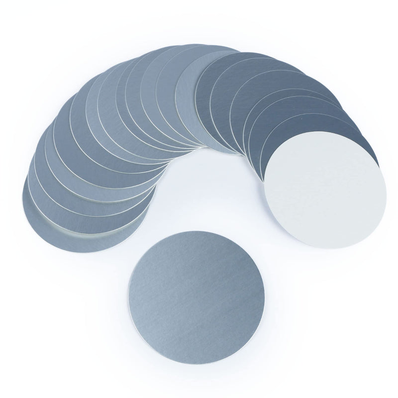 U.S. Solid Aluminum Foil Cap Liner Heat Sealing for Glass Bottle Non-Metal Lid(1000 pcs 55mm) 1000