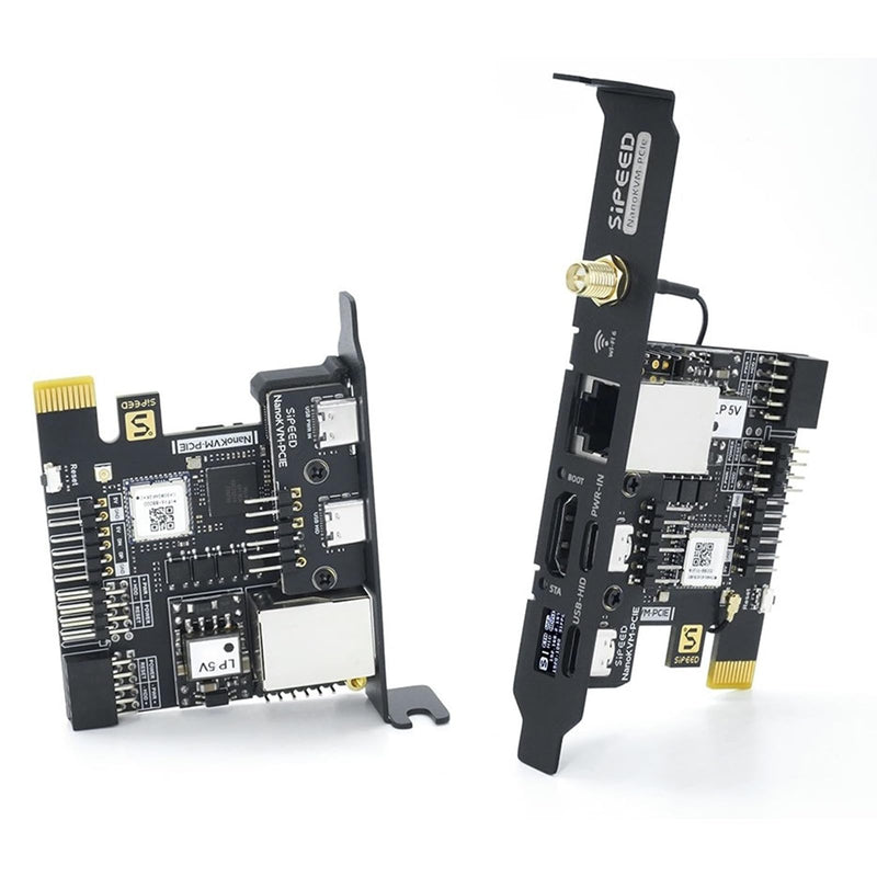 youyeetoo Sipeed NanoKVM PCIE Version - ATX PC Remote Control, RISC-V Nano KVM Over IP, DDR3 RISC-V Development Board, Linux, 1TOPS NPU (with PoE) With PoE