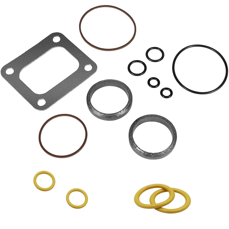 for Ford 1994-2003 7.3L Powerstroke Diesel 72468 Turbo Mounting Gasket Set & Turbo Pedestal O-Ring Seal Gaskets F4TZ-6N653-A F4TZ-6N653-B