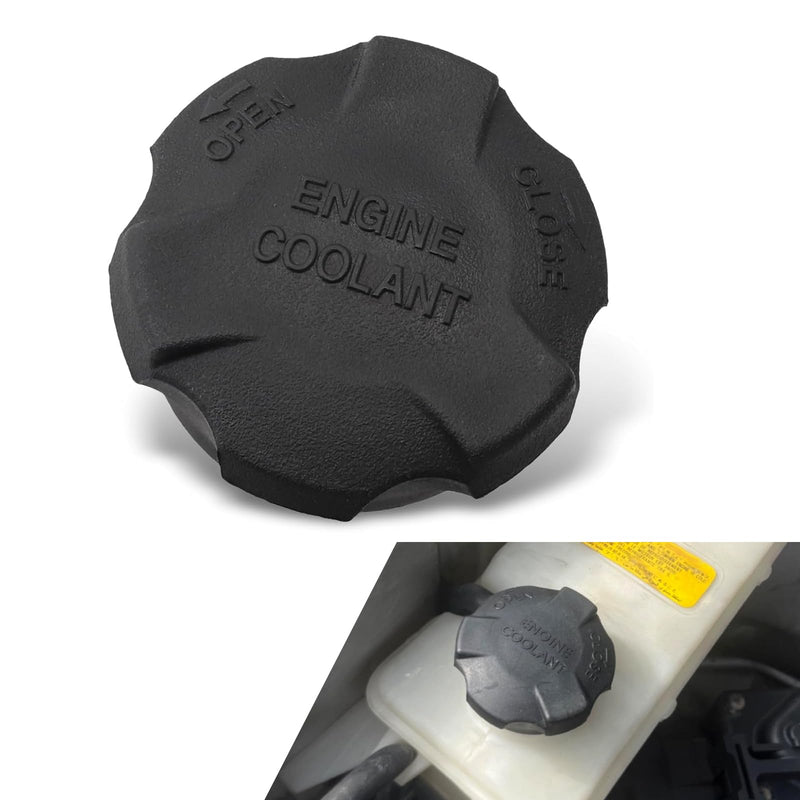 Car Radiator Tank Cover, Coolant Reservoir Cap, #2544126100 Seal Cap, Compatible with Hyundai Kia Santa Fe (Black)