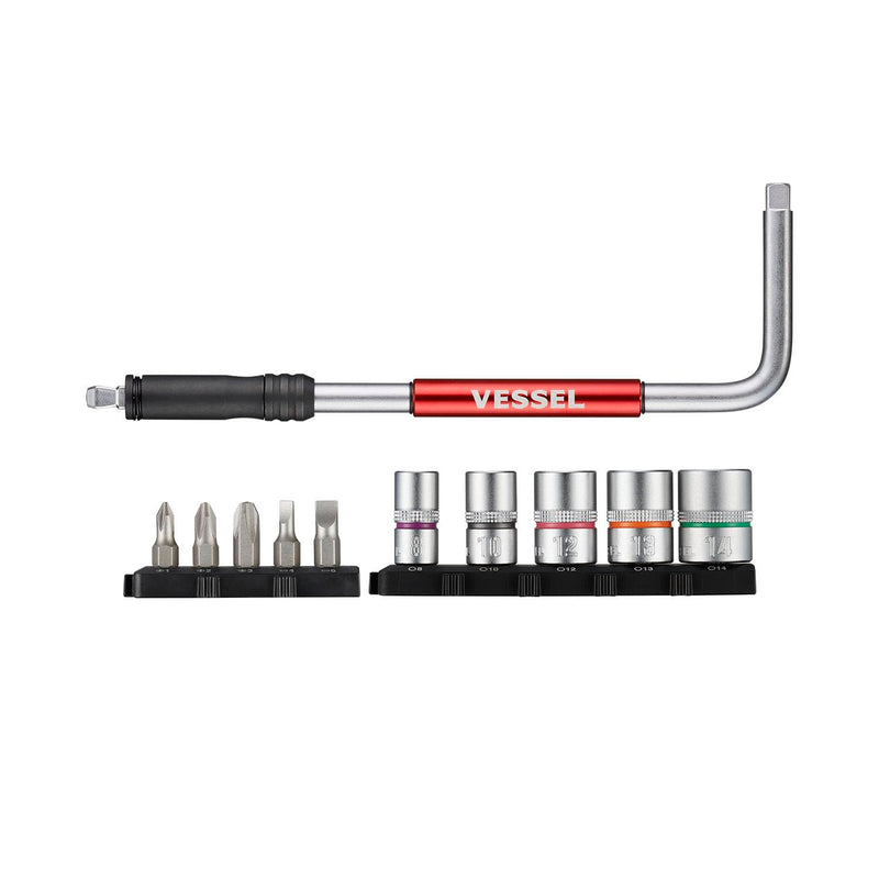 VESSEL (USA Official) 2 Way-Speed L-Handle, 11PC. Set No.SLH21U